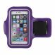 Чехол на руку Deexe Running Sports для смартфонов шириной до 67мм - Purple (981117V). Фото 1 из 3