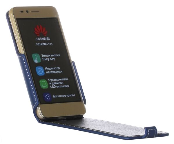 Чехол RED POINT Flip для Huawei Y3 II - Blue: фото 5 из 5