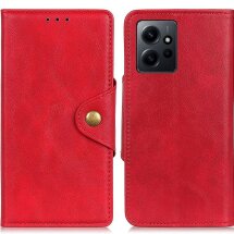 Чохол UniCase Vintage Wallet для Xiaomi Redmi Note 12 - Red: фото 1 з 8