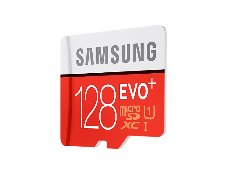 Карта памяти MicroSD Samsung 128GB 10 class EVO PLUS + адаптер (MB-MC128DA/RU): фото 3 из 4