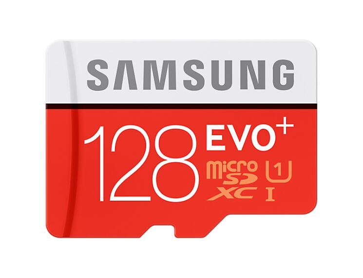 Карта памяти MicroSD Samsung 128GB 10 class EVO PLUS + адаптер (MB-MC128DA/RU): фото 1 з 4