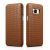 Кожаный чехол-книжка ICARER Woven Pattern для Samsung Galaxy S8 (G950) - Brown: фото 1 з 12