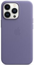 Оригінальний чохол Leather Case with MagSafe для Apple iPhone 13 Pro (MM1F3ZE/A) - Wisteria: фото 1 з 5