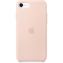 Оригінальний чохол Silicone Case для Apple iPhone SE 2 / 3 (2020 / 2022) / iPhone 8 / iPhone 7 (MXYK2ZM/A) - Pink Sand: фото 1 з 4