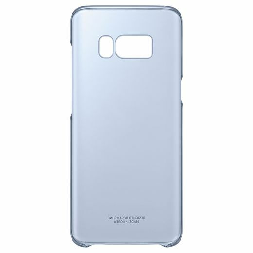 Пластиковий чохол Clear Cover для Samsung Galaxy S8 (G950) EF-QG950CBEGRU - Blue: фото 4 з 5
