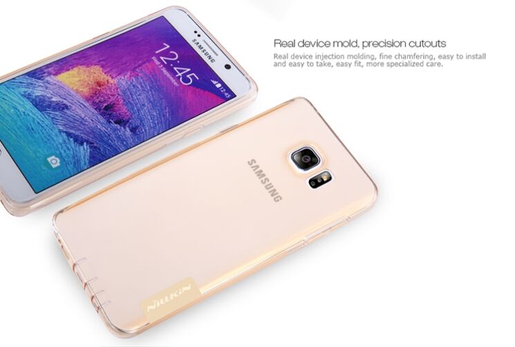 Силиконовая накладка NILLKIN Nature TPU для Samsung Galaxy Note 5 (N920) - Gold: фото 17 из 17