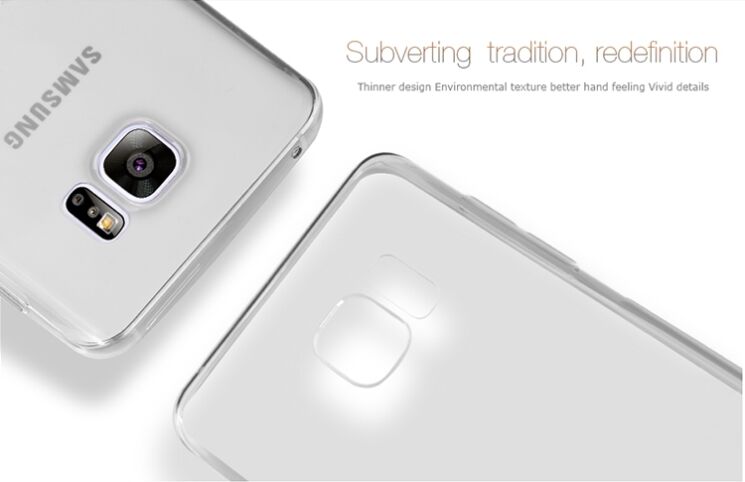 Силиконовая накладка NILLKIN Nature TPU для Samsung Galaxy Note 5 (N920) - Gray: фото 10 з 17