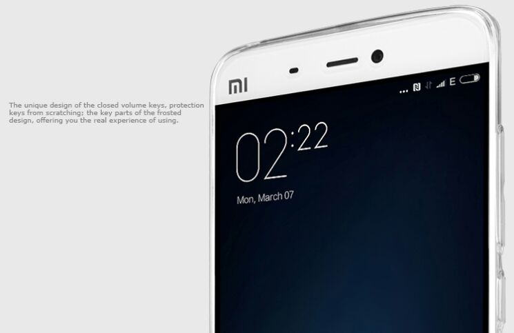 Силіконовий чохол NILLKIN Nature TPU для Xiaomi Mi5 - Grey: фото 11 з 16
