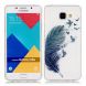 Силіконовий (TPU) чохол Deexe Pretty Glossy для Samsung Galaxy A5 2016 (A510) - Feather Pattern (312242A). Фото 1 з 4