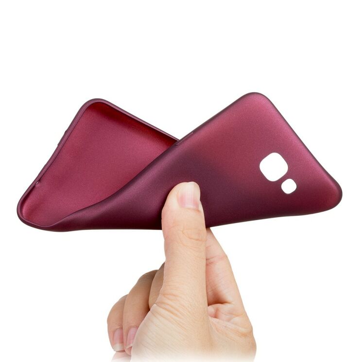 Силиконовый (TPU) чехол X-LEVEL Matte для Samsung Galaxy J5 Prime - Wine Red: фото 4 из 14