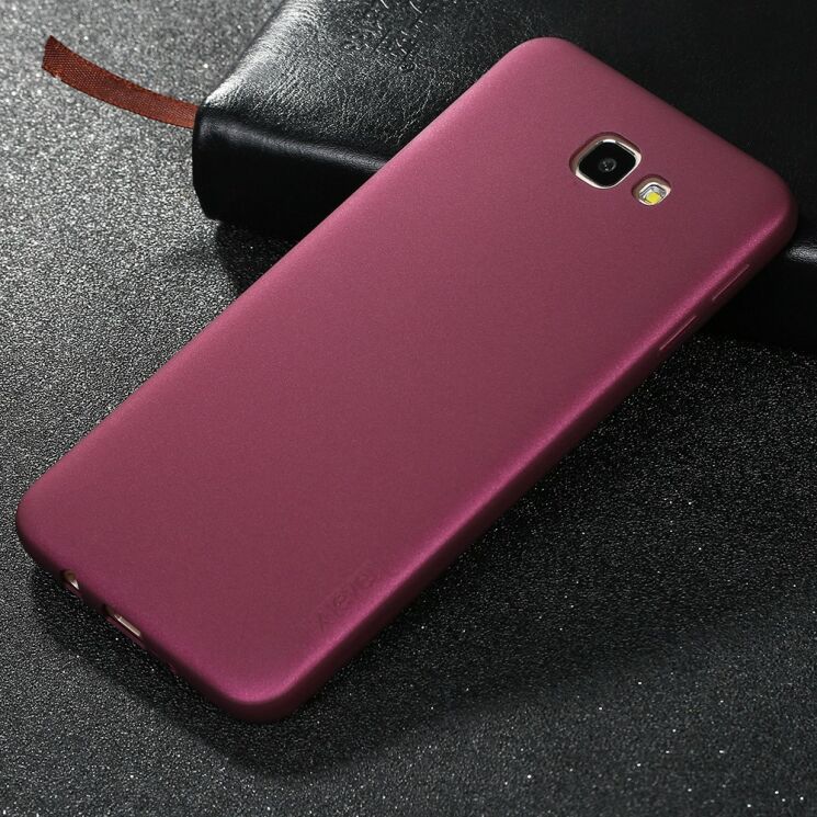 Силіконовий (TPU) чохол X-LEVEL Matte для Samsung Galaxy J5 Prime - Wine Red: фото 3 з 14
