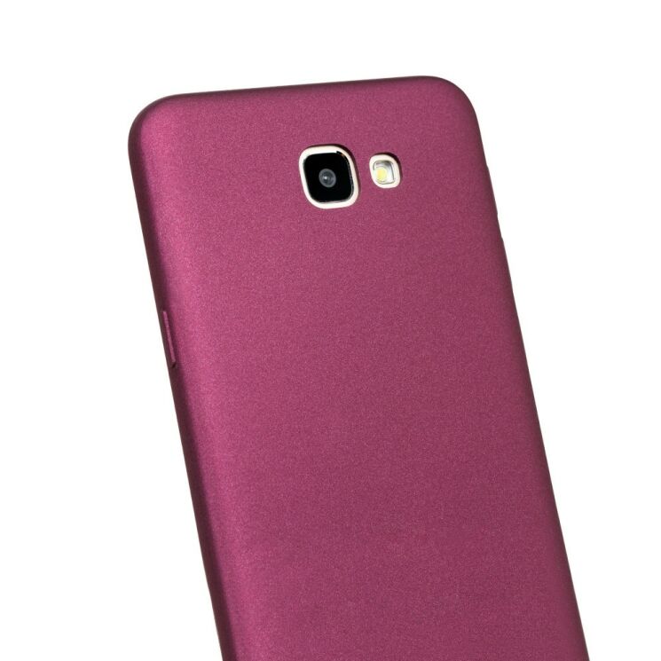 Силіконовий (TPU) чохол X-LEVEL Matte для Samsung Galaxy J5 Prime - Wine Red: фото 5 з 14
