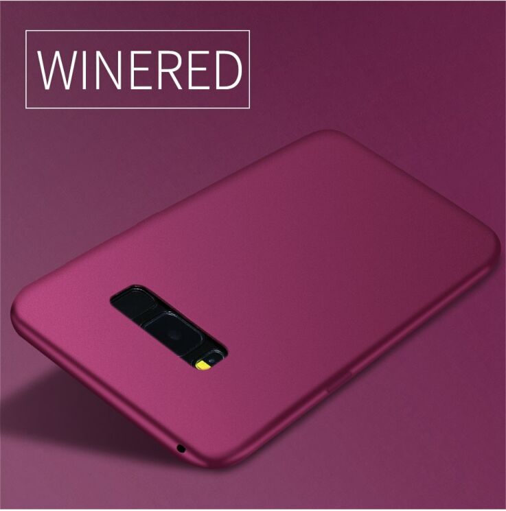 Силіконовий (TPU) чохол X-LEVEL Matte для Samsung Galaxy S8 (G950) - Wine Red: фото 2 з 12