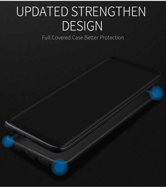 Силиконовый (TPU) чехол X-LEVEL Matte для Samsung Galaxy S8 (G950) - Wine Red: фото 11 из 12