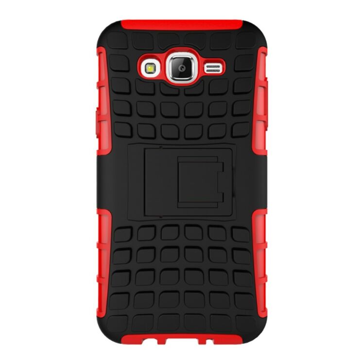 Защитная накладка UniCase Hybrid X для Samsung Galaxy J7 (J700) / J7 Neo (J701) - Red: фото 6 из 9