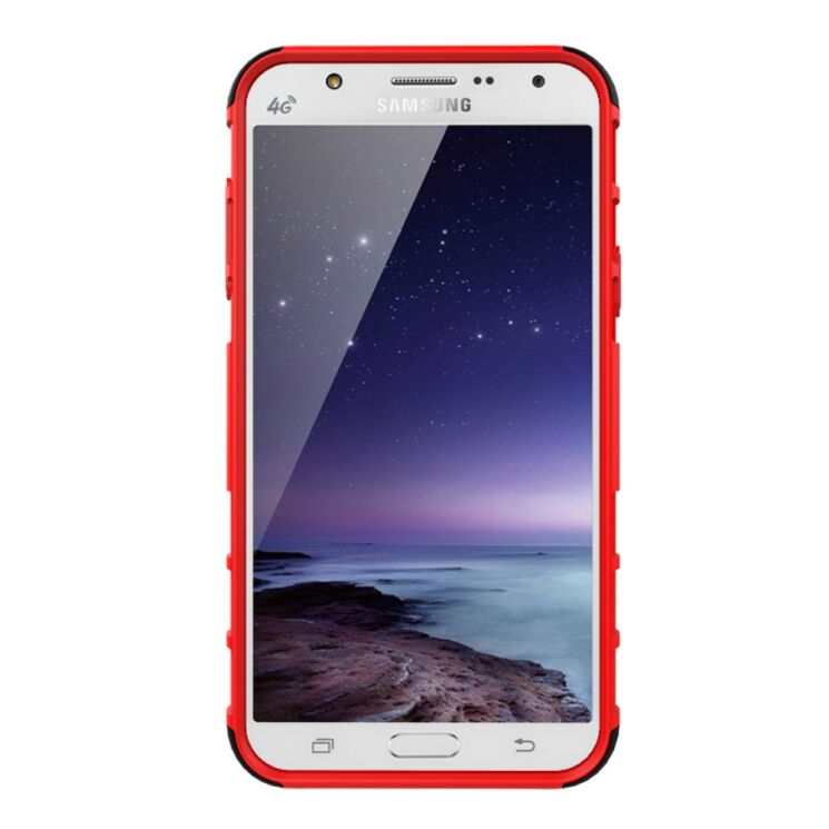 Захисна накладка UniCase Hybrid X для Samsung Galaxy J7 (J700) / J7 Neo (J701) - Red: фото 8 з 9