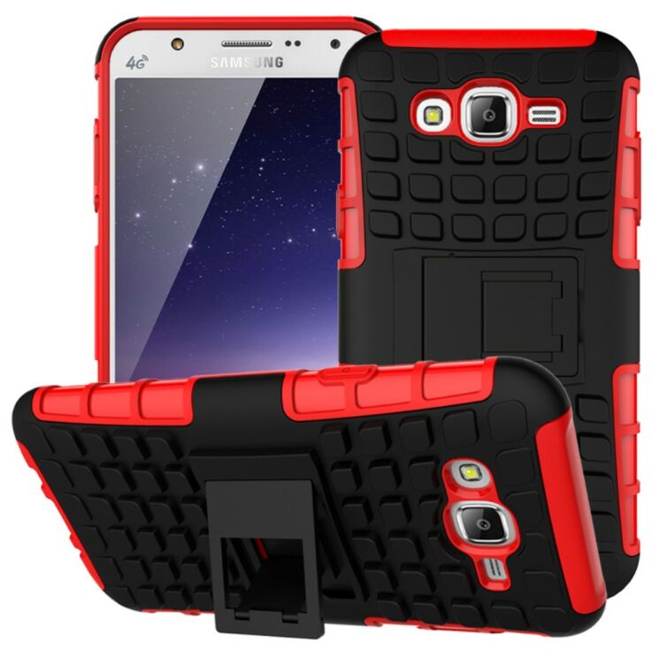 Защитная накладка UniCase Hybrid X для Samsung Galaxy J7 (J700) / J7 Neo (J701) - Red: фото 1 из 9