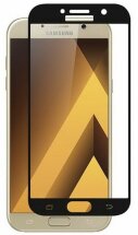 Защитное стекло Deexe 5D Full Glue для Samsung Galaxy A3 2017 (A320) - Black: фото 1 из 1