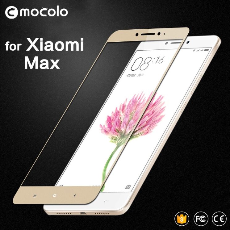 Защитное стекло MOCOLO 3D Silk Print для Xiaomi Mi Max - Black: фото 2 из 4