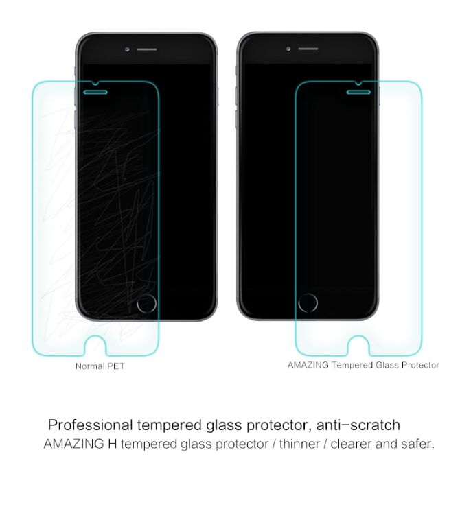 Защитное стекло NILLKIN Amazing H для iPhone 6/6s Plus: фото 6 из 15