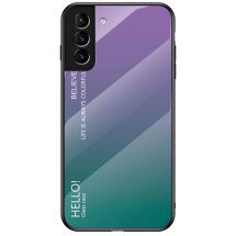 Защитный чехол Deexe Gradient Color для Samsung Galaxy S22 Plus - Purple: фото 1 из 8