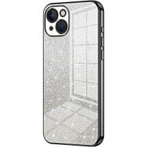 Защитный чехол Deexe Sparkles Cover для Apple iPhone 13 - Black: фото 1 из 7