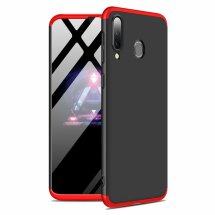 Защитный чехол GKK Double Dip Case для Samsung Galaxy M30 (M305) / A40s - Black / Red: фото 1 из 9