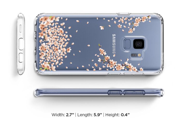Защитный чехол Spigen SGP Liquid Crystal Blossom для Samsung Galaxy S9 (G960) - Crystal Clear: фото 16 из 16