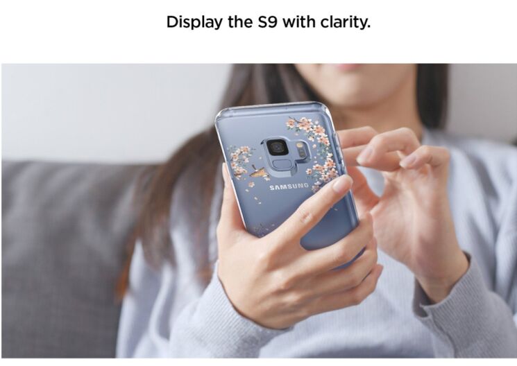 Защитный чехол Spigen SGP Liquid Crystal Blossom для Samsung Galaxy S9 (G960) - Crystal Clear: фото 13 из 16
