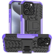 Защитный чехол UniCase Hybrid X для Apple iPhone 15 Pro Max - Purple: фото 1 из 15