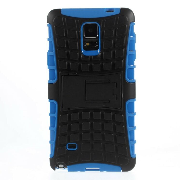 Защитный чехол UniCase Hybrid X для Samsung Galaxy Note 4 (N910) - Blue: фото 2 из 8