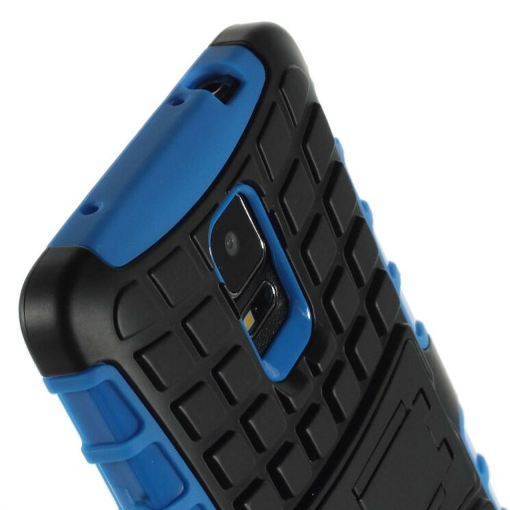 Защитный чехол UniCase Hybrid X для Samsung Galaxy Note 4 (N910) - Blue: фото 7 из 8