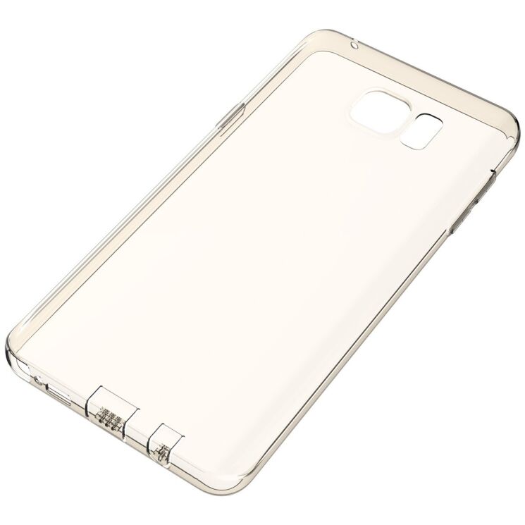 Силиконовая накладка ROCK Slim Jacket для Galaxy Note 5 (N920) - Gold: фото 5 из 12