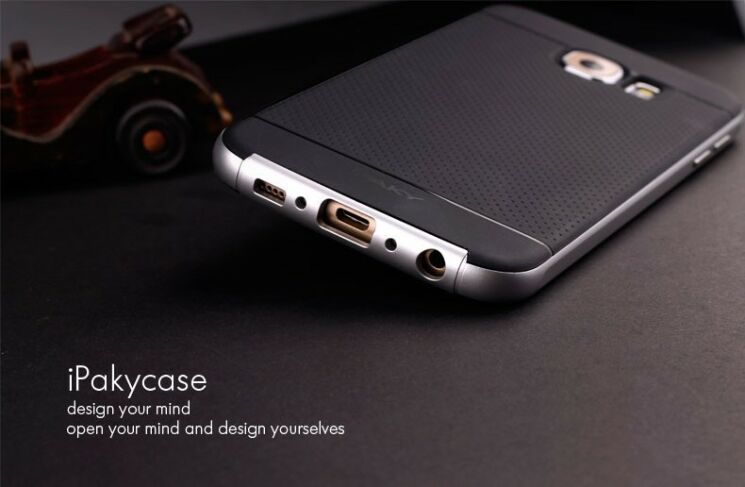 Чохол IPAKY Hybrid Cover для Samsung Galaxy S6 (G920) - Silver: фото 2 з 14