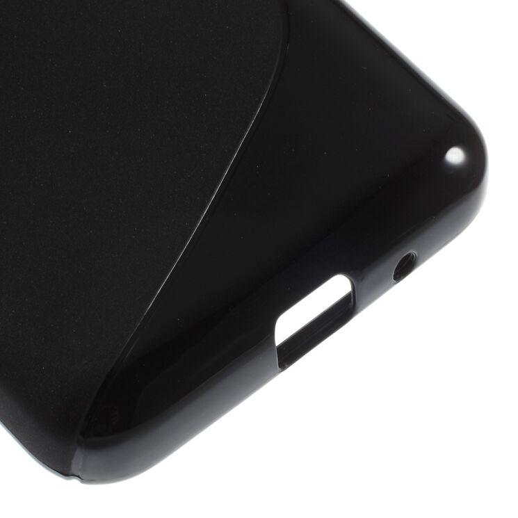 Силиконовая накладка Deexe S Line для Samsung Core 2 (G355) - Black: фото 6 з 7