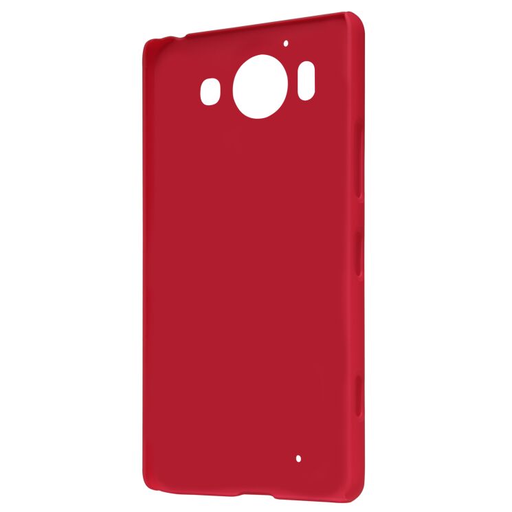 Пластиковий чохол NILLKIN Frosted Shield для Microsoft Lumia 950 - Red: фото 5 з 17