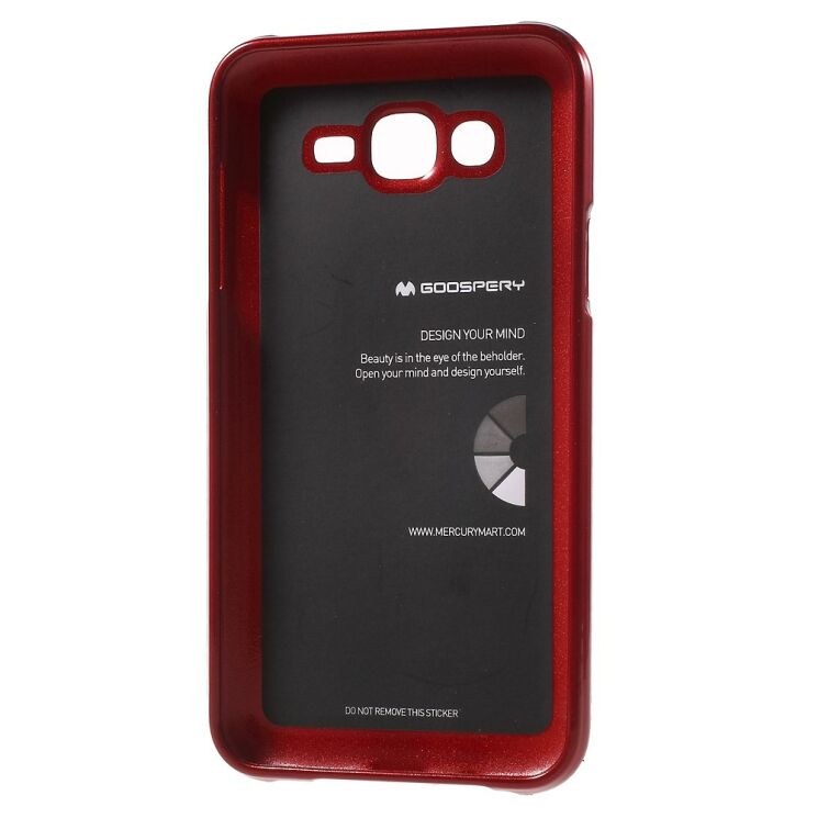 Силиконовая накладка MERCURY Jelly Case для Samsung Galaxy J7 - Red: фото 3 из 7