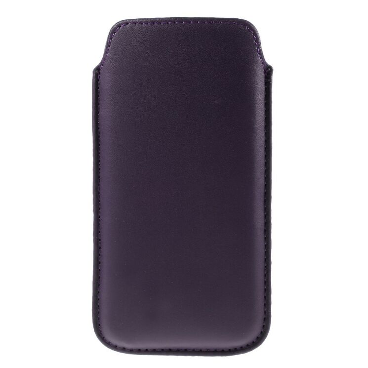 Чехол-карман Deexe Handy Pouch L для смартфонов шириной до 78мм - Dark Blue: фото 2 из 6