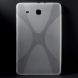 Силиконовая накладка Deexe X-Shaped для Samsung Galaxy Tab E 9.6 (T560/561) - Transparent (100203T). Фото 2 из 7