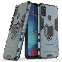 Защитный чехол Deexe Hybrid Case для Samsung Galaxy M30s (M307) / Galaxy M21 (M215) - Blue: фото 1 из 5