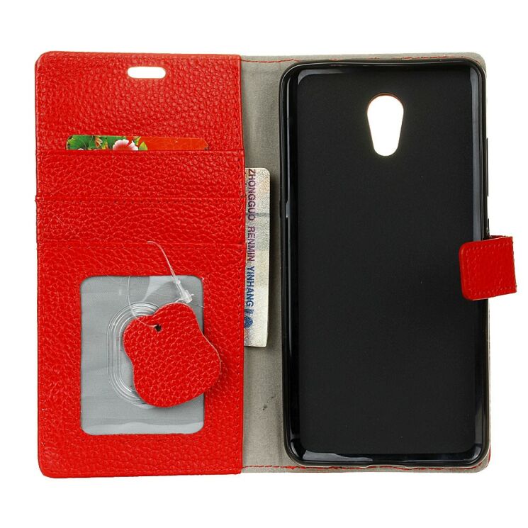 Кожаный чехол-книжка UniCase Leather Cover для Meizu M5s - Red: фото 4 з 6