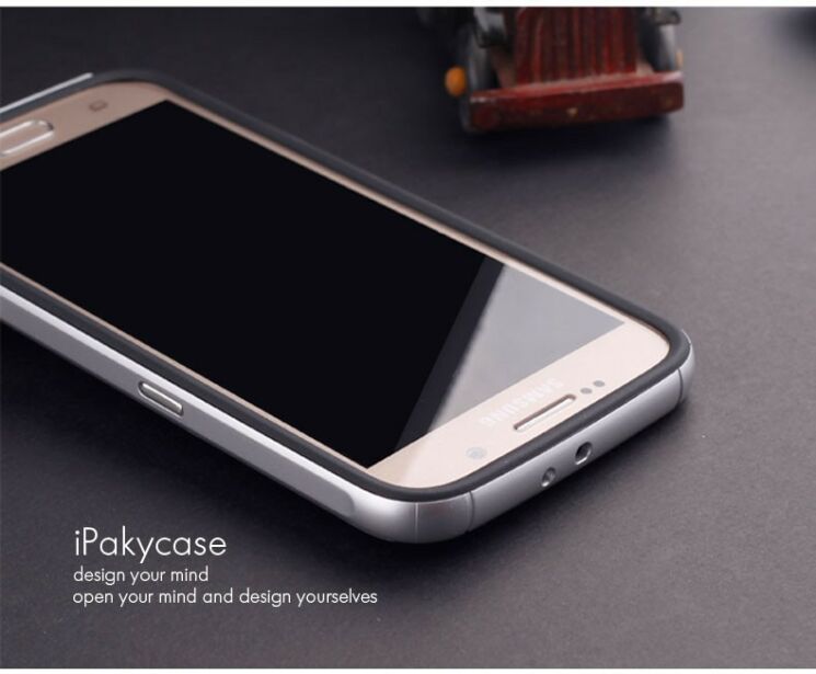 Чехол IPAKY Hybrid Cover для Samsung Galaxy S6 (G920) - Silver: фото 4 из 14