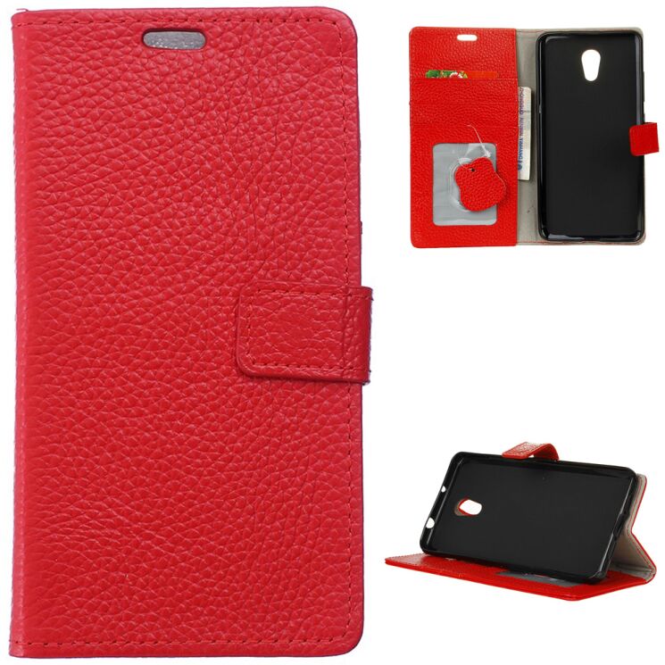 Кожаный чехол-книжка UniCase Leather Cover для Meizu M5s - Red: фото 1 з 6