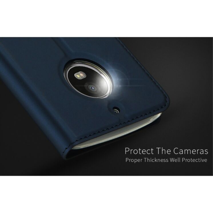Чохол-книжка DUX DUCIS Skin Pro для Motorola Moto E Plus / E4 Plus - Dark Blue: фото 14 з 23