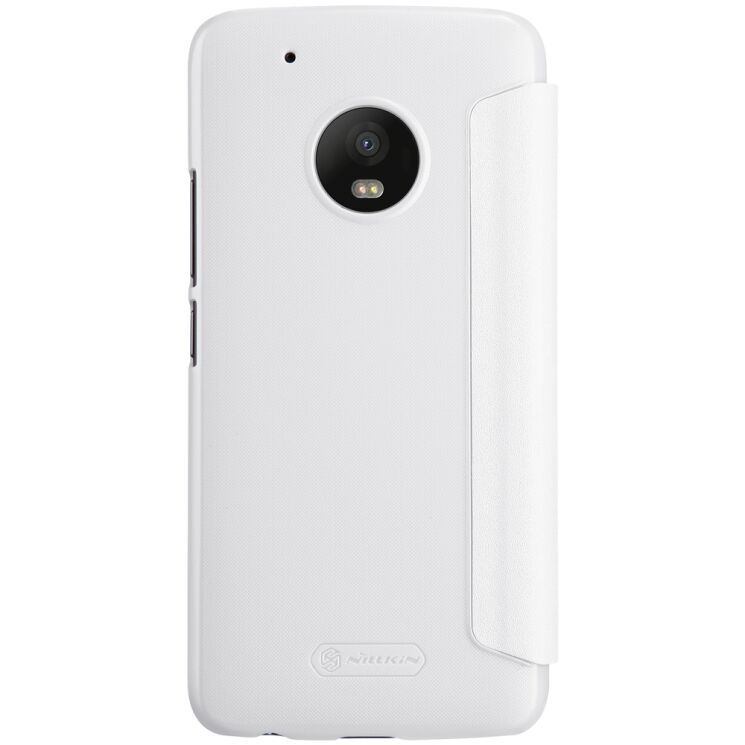 Чохол-книжка NILLKIN Sparkle Series для Motorola Moto G5 Plus - White: фото 5 з 15