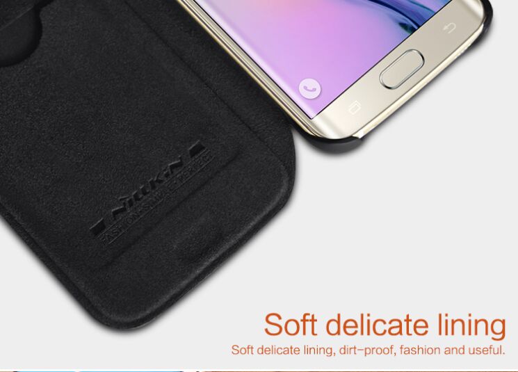 Чехол NILLKIN Qin Series для Samsung Galaxy S6 edge (G925) - White: фото 12 из 16