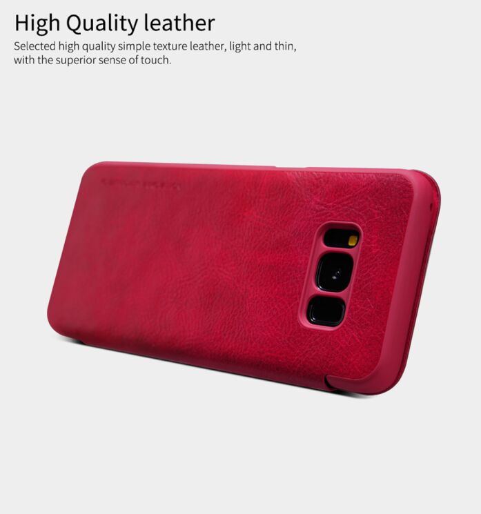Чохол NILLKIN Qin Series для Samsung Galaxy S8 Plus (G955) - Red: фото 9 з 15