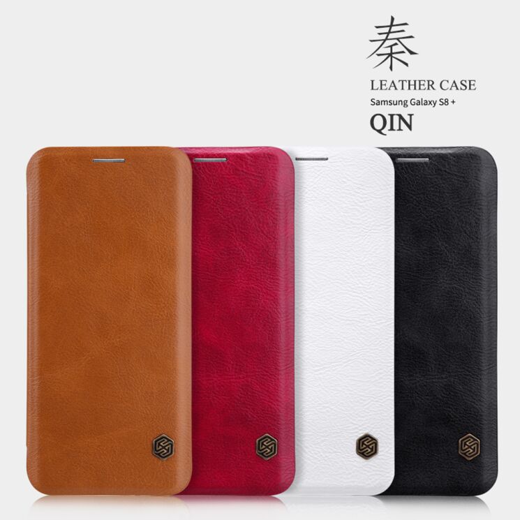 Чехол NILLKIN Qin Series для Samsung Galaxy S8 Plus (G955) - Red: фото 7 из 15
