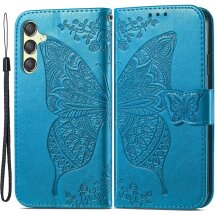 Чехол UniCase Butterfly Pattern для Samsung Galaxy A25 (A256) - Blue: фото 1 из 5