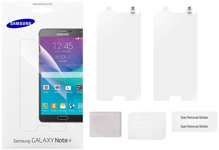 Комплект защитных пленок для Samsung Galaxy Note 4 (N910) ET-FN910CTEGRU: фото 3 из 3